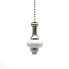 Brand New Patriot Lighting® Brushed Chrome With White Pull Chain