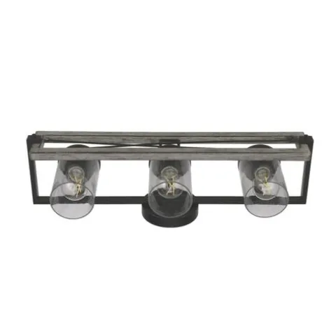 Brand New Patriot Lighting® Lizzie Matte Black 3-Light Vanity Light