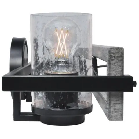 Brand New Patriot Lighting® Lizzie Matte Black 3-Light Vanity Light
