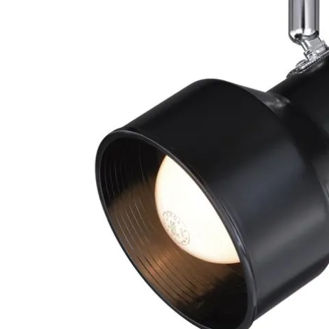 Brand New Patriot Lighting® Step Light 3-Light Black Track Lighting Set
