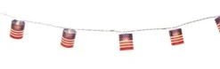 Budget Patriot Lighting® 8′ 8″ 10-Light Patriotic Flag String Light