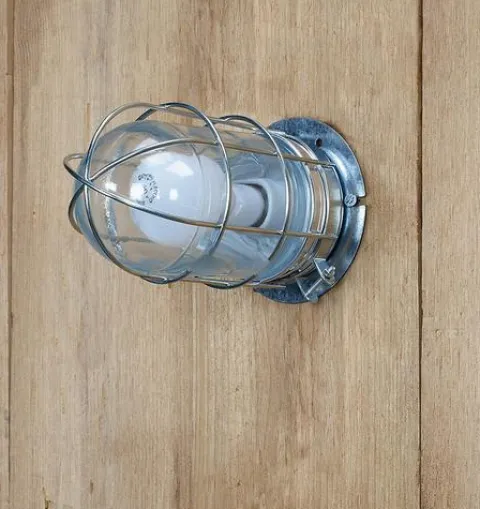 Budget Patriot Lighting® All-Weather 1-Light Wall/Ceiling Barn Light W/ Metal Guard