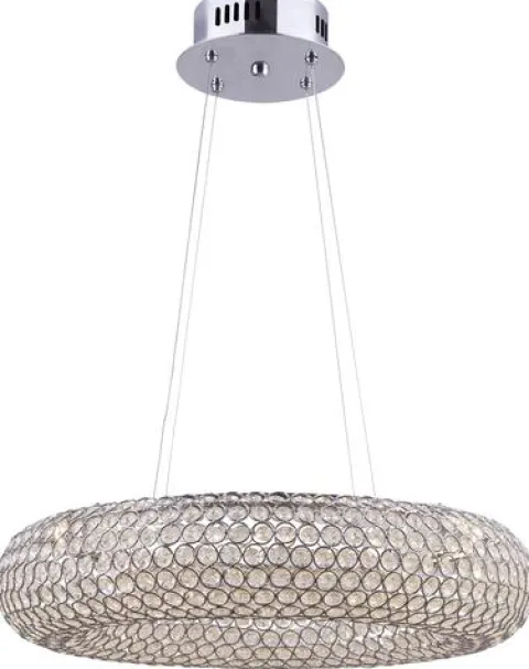 Budget Patriot Lighting® Arya Chrome Led Pendant