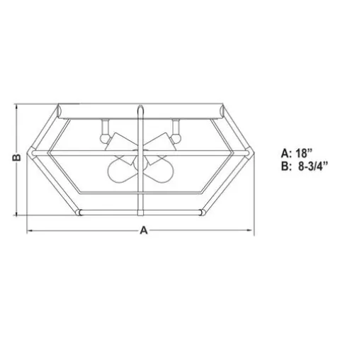 Budget Patriot Lighting® Bartlett Oil Rubbed Bronze 3 Light Flush Mount Ceiling Light