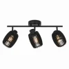 Budget Patriot Lighting® Bernard Matte Black 3-Light Track Light