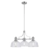 Budget Patriot Lighting® Beloit Satin Nickel 3 Light Chandelier