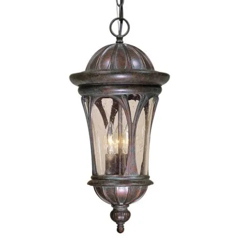Budget Patriot Lighting® Cambria Royal Bronze Outdoor Pendant Light