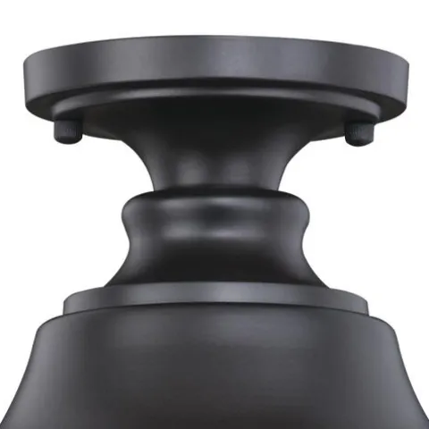 Budget Patriot Lighting® Delano Oil-Burnished Bronze Outdoor Flush Mount Light