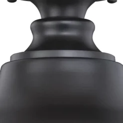 Budget Patriot Lighting® Delano Oil-Burnished Bronze Outdoor Flush Mount Light