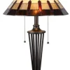 Budget Patriot Lighting® Denman Tiffany Style Table Lamp
