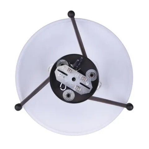 Budget Patriot Lighting® Dee Rubbed Antique Bronze 2-Light Semi-Flush Mount Ceiling Light
