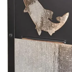 Budget Patriot Lighting® Fish Burnished Bronze Outdoor Wall Light
