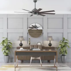 Budget Patriot Lighting™ Grand Haven Ii 62″ Oil-Rubbed Bronze Indoor Led Ceiling Fan