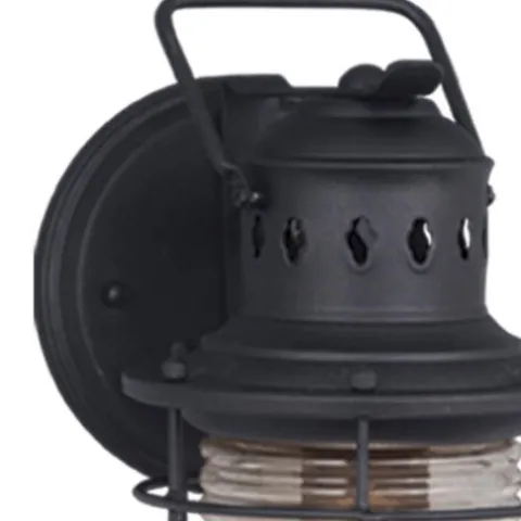 Budget Patriot Lighting® Hyannis Textured Black Outdoor Wall Light