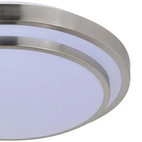 Budget Patriot Lighting® Helos 20-1/2″ Satin Nickel Led Flush Mount Ceiling Light
