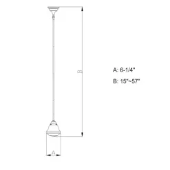 Budget Patriot Lighting® Huntley Oil Rubbed Bronze Mini Pendant