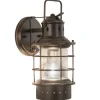 Budget Patriot Lighting® Hyannis Burnished Bronze Outdoor Wall Light