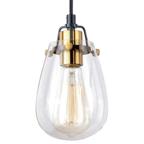 Budget Patriot Lighting® Kassidy Black Mini Pendant