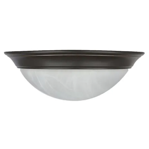 Budget Patriot Lighting® Karter Bronze Integrated Led Flush Mount Ceiling Light