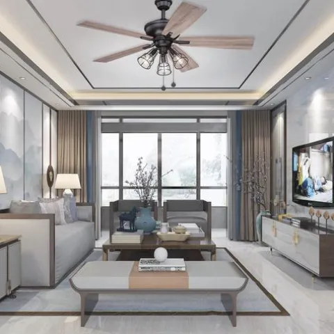 Budget Patriot Lighting™ Manchester Ii 52″ Bronze Indoor Led Ceiling Fan