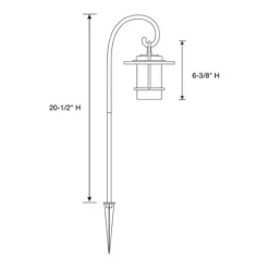 Budget Patriot Lighting® Merrick Low Voltage Integrated Led Landscape Light