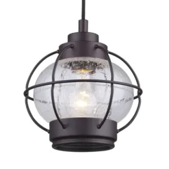 Budget Patriot Lighting® Potter Oil-Rubbed Bronze 1-Light Pendant