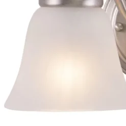 Budget Patriot Lighting® Standford Brushed Nickel 2 Light Vanity Light