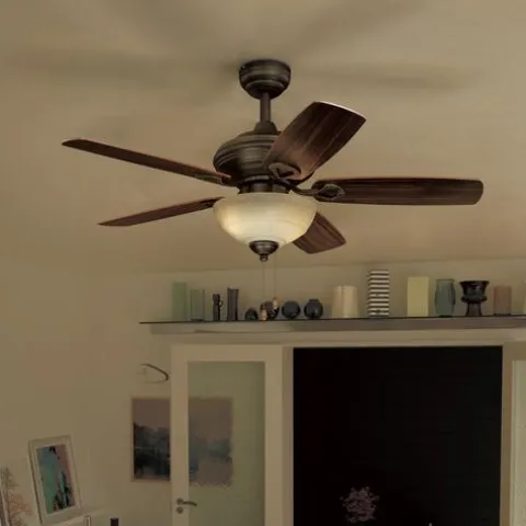 Budget Patriot Lighting™ Vienna Ii 42″ Oil-Rubbed Bronze Indoor Led Ceiling Fan
