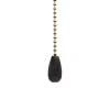 Budget Patriot Lighting® Walnut Teardrop Pull Chain
