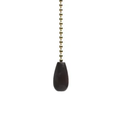 Budget Patriot Lighting® Walnut Teardrop Pull Chain