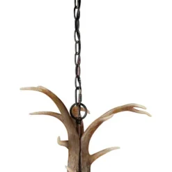 Budget Patriot Lighting® Yoho Black Walnut 6 Light Chandelier