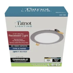 Buy Patriot Lighting® 6-7/8″ Led Bronze Ultra-Thin Downlight