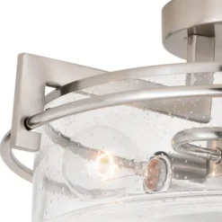 Buy Patriot Lighting® Addison Satin Nickel Semi-Flush Mount Ceiling Light