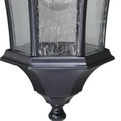 Buy Patriot Lighting® Dualux® Aberdeen Shiny Black Outdoor Wall Light