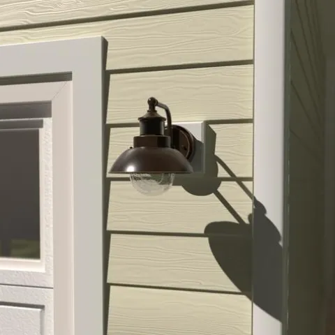 Buy Patriot Lighting® Dualux® Harwich Burnished Bronze Outdoor Wall Light