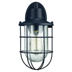 Buy Patriot Lighting® Hillcrest Black Outdoor Wall Light