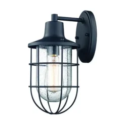 Buy Patriot Lighting® Hillcrest Black Outdoor Wall Light