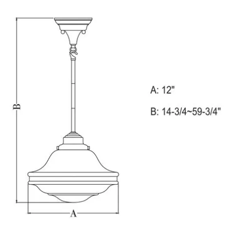 Buy Patriot Lighting® Huntley Oil Rubbed Bronze 1 Light Pendant