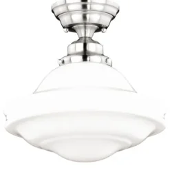 Buy Patriot Lighting® Huntley Satin Nickel Semi-Flush Mount Ceiling Light