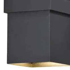 Buy Patriot Lighting® Lavage Textured Black Led Outdoor Wall Light