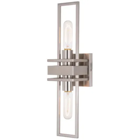 Buy Patriot Lighting® Marquis Satin Nickel 2 Light Wall Light