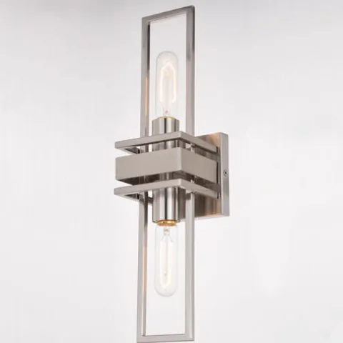 Buy Patriot Lighting® Marquis Satin Nickel 2 Light Wall Light