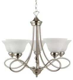 Buy Patriot Lighting® Rianto 5-Light Brushed Nickel Chandelier
