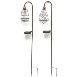 Buy Patriot Lighting® Solar Integrated Led Vintage Cage Landscape Light – Assorted