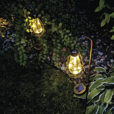 Buy Patriot Lighting® Solar Integrated Led Vintage Cage Landscape Light – Assorted