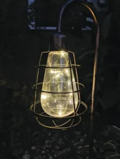 Buy Patriot Lighting® Solar Integrated Led Vintage Cage Landscape Light – Assorted