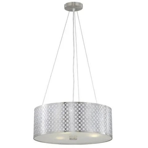 Buy Patriot Lighting® Tetra Polished Steel 3-Light Pendant