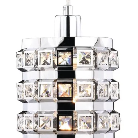 Buy Patriot Lighting® Weber Chrome 1-Light Track Lighting Pendant