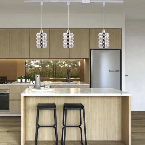 Buy Patriot Lighting® Weber Chrome 1-Light Track Lighting Pendant