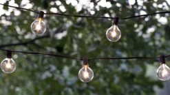 Cheap Patriot Lighting® 19′ 9-3/4″ 24-Light Globe Bulb String Light